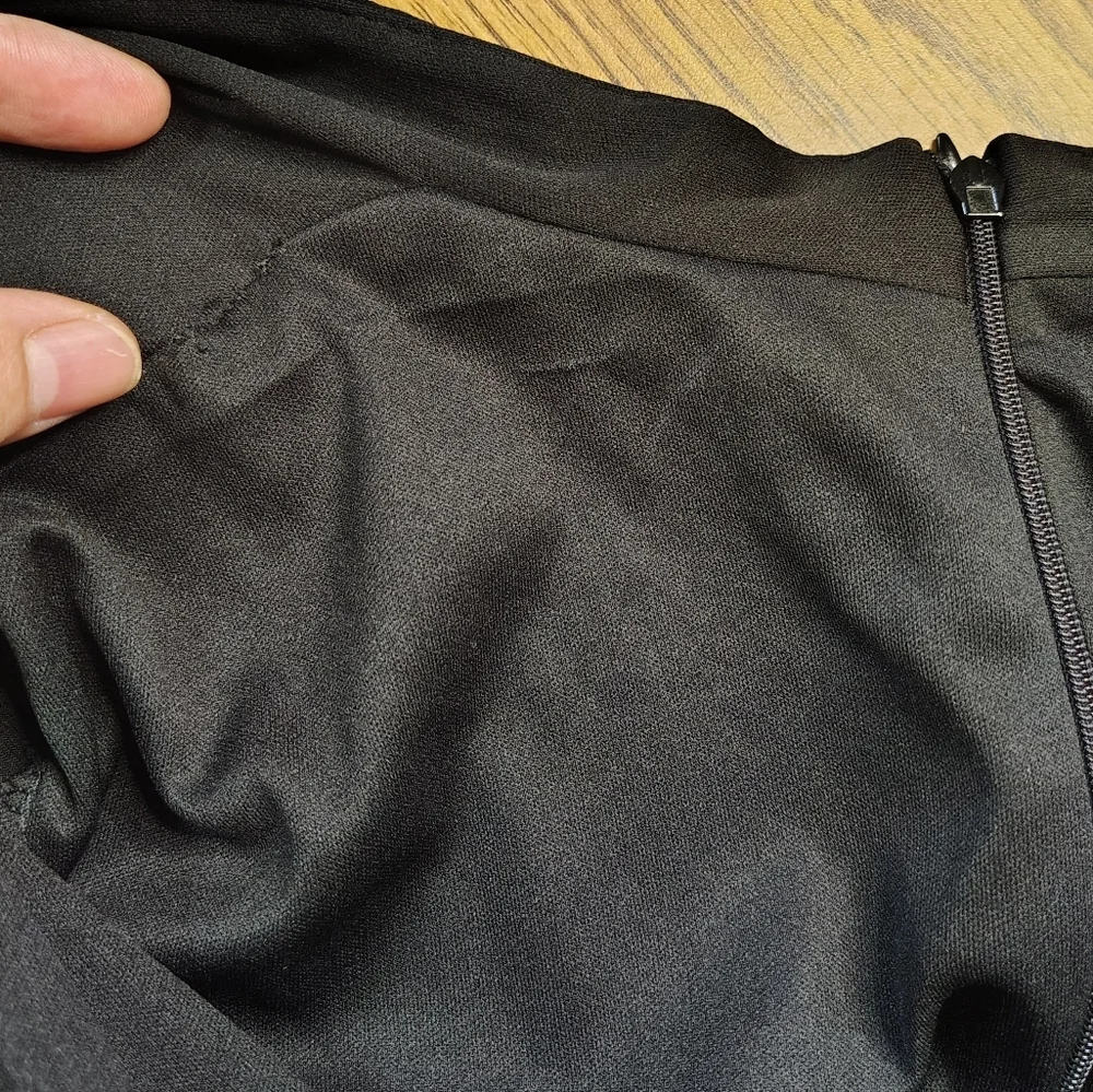 R&K maxi dress floral chiffon a-line size 6, black elegant, stretch. - Picture 16 of 16